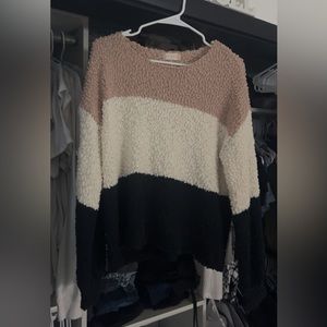 Alter’d State tri-color sweater (Brand New)